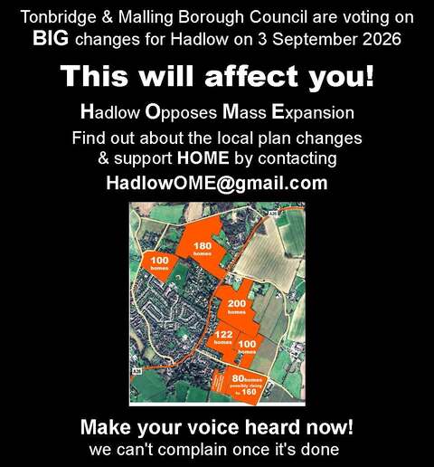 Hadlow Opposes Mass Expansion Poster